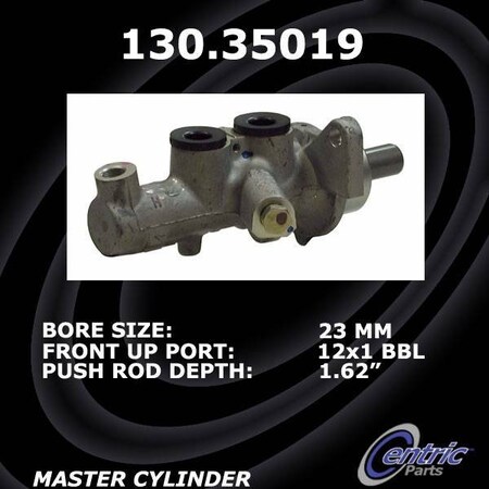 Centric Parts Premium Brake Master Cylinder, 130.35019 130.35019